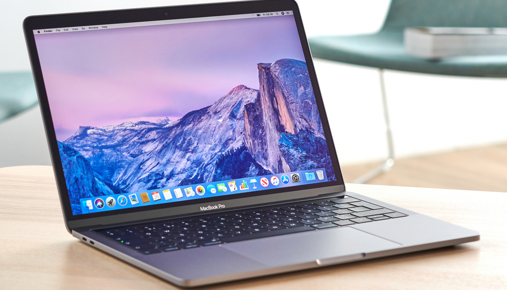 Ein moderner Laptop (MacBook)